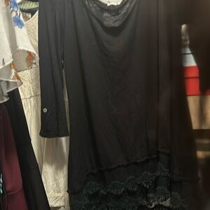 Lace Bottom Blouse🖤